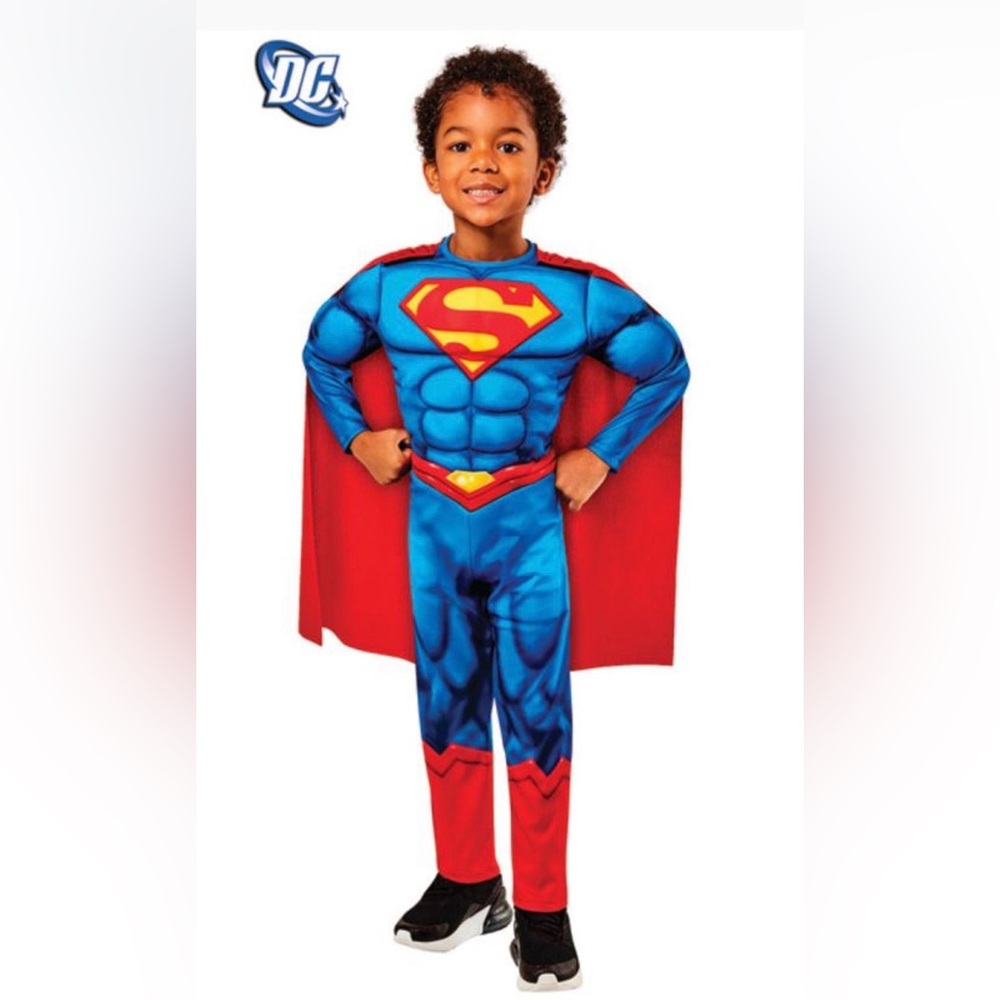 Rubies Dc Superman toddler costume. NWT 4T(23)